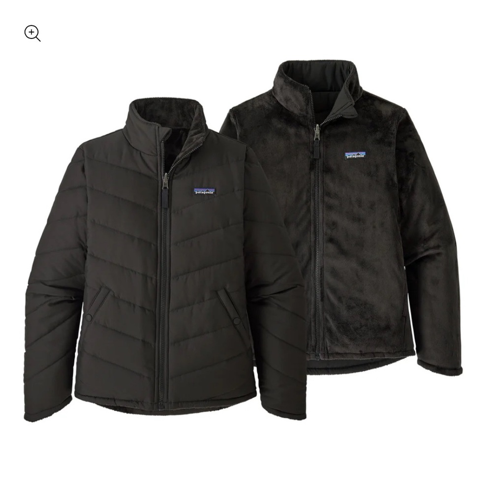 Patagonia Girls' Reversible Snow Flower Jacket
